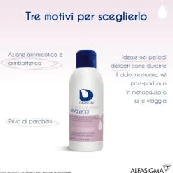 Dermon Intimo Attivo Ph 3.5 Azione Preventiva 250 Ml Igiene Quotidiana