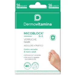 Dermovitamina Micoblock Verruche Patch 16 Pezzi