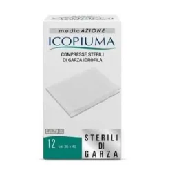 Desa Pharma Icopiuma Compresse Sterili Di Garza Idrofila 36X40Cm 12 Pezzi