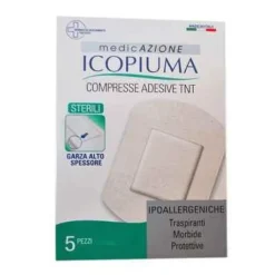 Desa Pharma Icopiuma Compresse Adesive Sterili Tnt 10 X 12 Cm 5 Pezzi