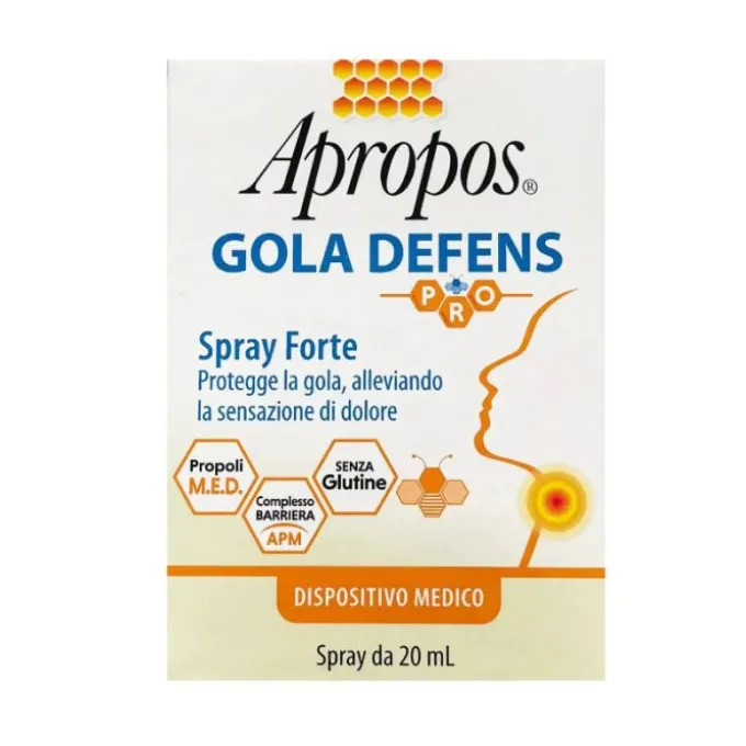 Desa Pharma Srl Apropos Gola D Pro Spr Ft 20Ml Disinfettanti Bocca E Gola Spray