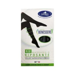 Desa Pharma Srl Sauber Collant Supercoprente Sauber 60 Denari Base Nero Rombi Antracite Taglia 4