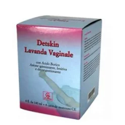Detskin Lavanda Vaginale 4 Flaconcini Da 140 Ml Disinfezione Intima