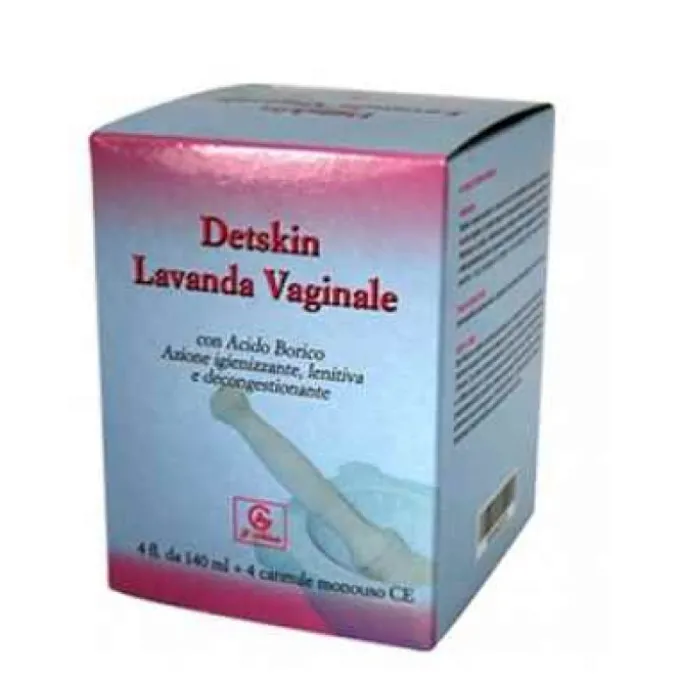 Detskin Lavanda Vaginale 4 Flaconcini Da 140 Ml Disinfezione Intima