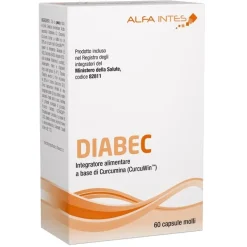 DIABEC INTEGRATORE PER GLICEMIA E METABOLISMO 60 CAPSULE - INTEGRATORE ALIMENTARE