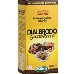Dialcos Dialbrodo Gusto Ricco Reparato Granulare Per Brodo 250 G Alimenti Poveri Di Sodio