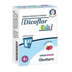Dicofarm Probiotici Dicoflor Kids 18 Bustine Fermenti Lattici Bimbi