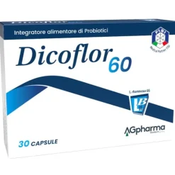 Dicoflor 60 Integratore Probiotici 30 Capsule Fermenti Lattici