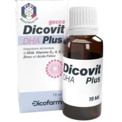 Dicovit Plus Gocce Vitamine D3, E, Dha 15 Ml - Integratore Alimentare Salute Del Neonato