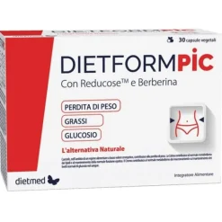 Dietformpic 30 Capsule Vegetali Controllo Della Fame E Del Metabolismo