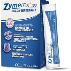 Difar Distribuzione Zymerex Ibs Integratore Colon Irritabile 14 Bustine Mal Di Pancia