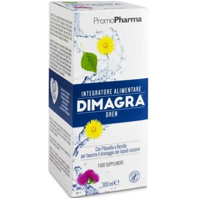 Dimagra Dren Sciroppo Integratore Per Il Drenaggio Dei Liquidi Corporei 200 Ml