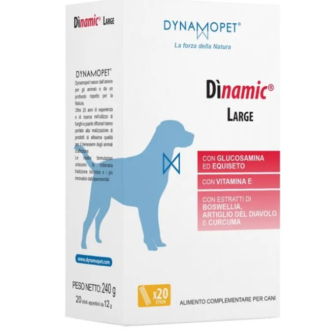 Dinamic Large 20 Stick Da 12 G Integratori Per Animali