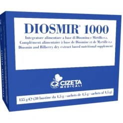 Diosmir 1000 30 Bustine Integratori Venotonici