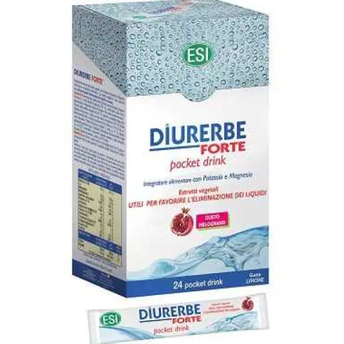 Diurerbe Forte Melograno 24 Pocket Drink Ritenzione Idrica