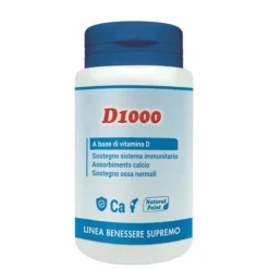 D1000 Natural Point Integratore Per Le Ossa E Per Le Difese Immunitarie 70 Capsule