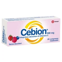 Dompe' Cebion Masticabile Senza Zucchero Integratore Di Vitamina C 20 Compresse
