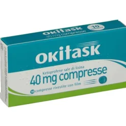 Dompe' Okitask 10Cpr Riv 40Mg