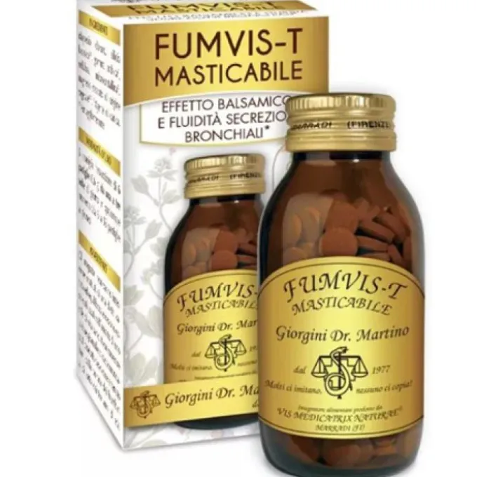 Dr. Giorgini Fumvis T Masticabile Integratore Respiratorio 180 Pastiglie