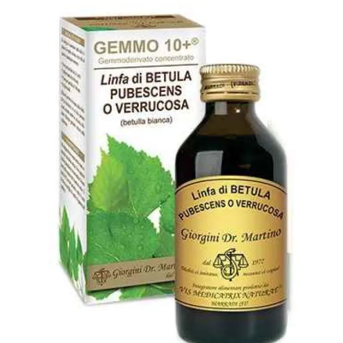 Dr Giorgini Gemmo 10+ Betulla Bianca Linfa 100 Ml Analcolico
