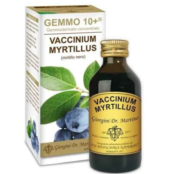 Dr. Giorgini Gemmo 10+ Mirtillo Nero Analcoolico 100 Ml Omeopatia