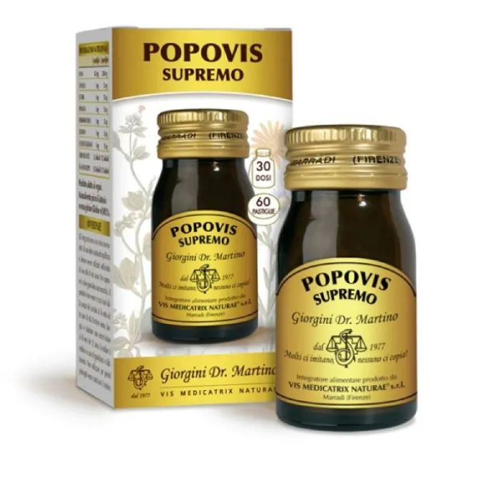 Dr Giorgini Popovis Supremo 60 Pastiglie Lassativi Azione Delicata