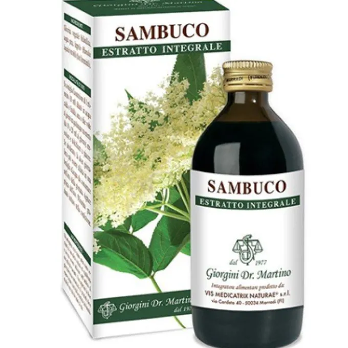 Dr. Giorgini Sambuco Fiori Estratto Integrale Integratore 200 Ml Omeopatia