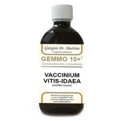 Dr.giorgini Ser-Vis Gemmo 10+ Mirtillo Rosso Liquido Analcolico 500 Ml Omeopatia