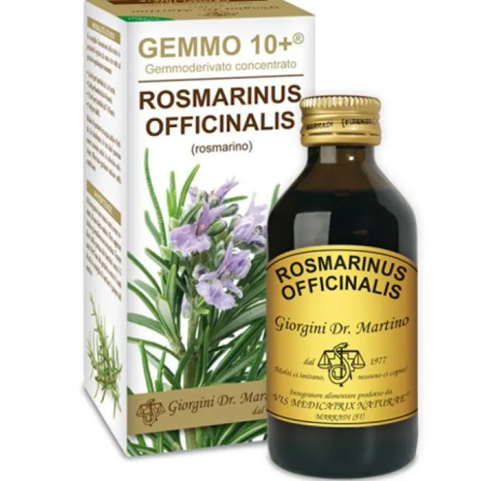 Dr.giorgini Ser-Vis Gemmo 10+ Rosmarino Liquido Analcolico 100 Ml Materie Prime E Galenica