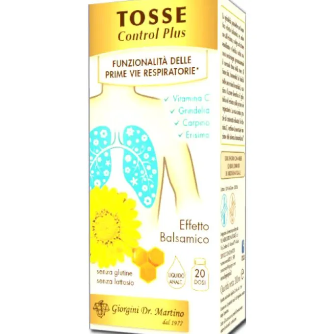 Dr.giorgini Ser-Vis Tosse Control Plus 200 Ml Liquido Analcolico