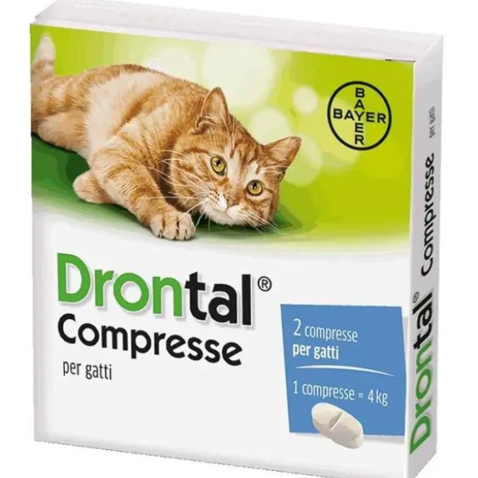 Drontal Gatto 2 Compresse Antielminitici Gatti