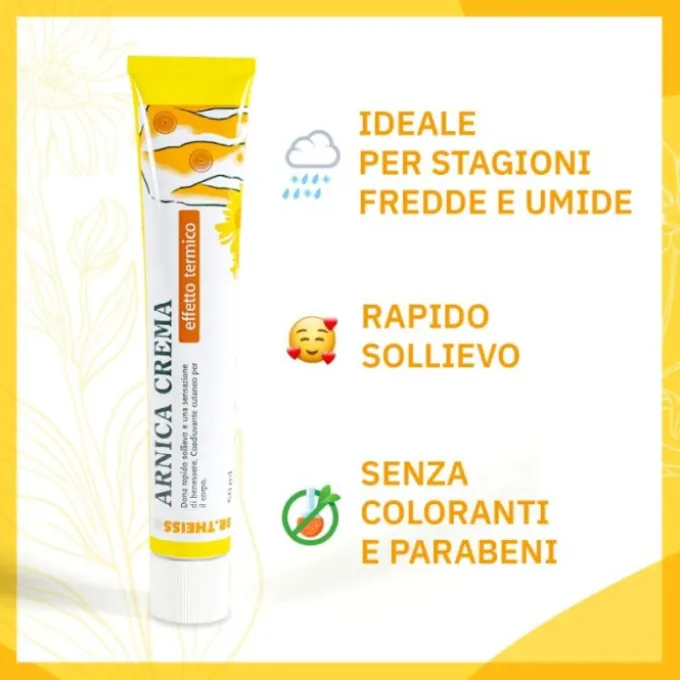 Dr Theiss Arnica Crema Effetto Termico Riscaldante 50 G Traumi Ed Ematomi