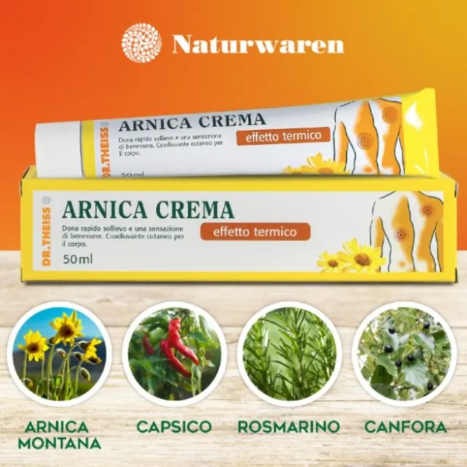 Dr Theiss Arnica Crema Effetto Termico Riscaldante 50 G Traumi Ed Ematomi
