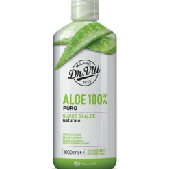Dr. Viti Aloe 100% Puro Naturale 1000 Ml Depurativi E Disintossicanti