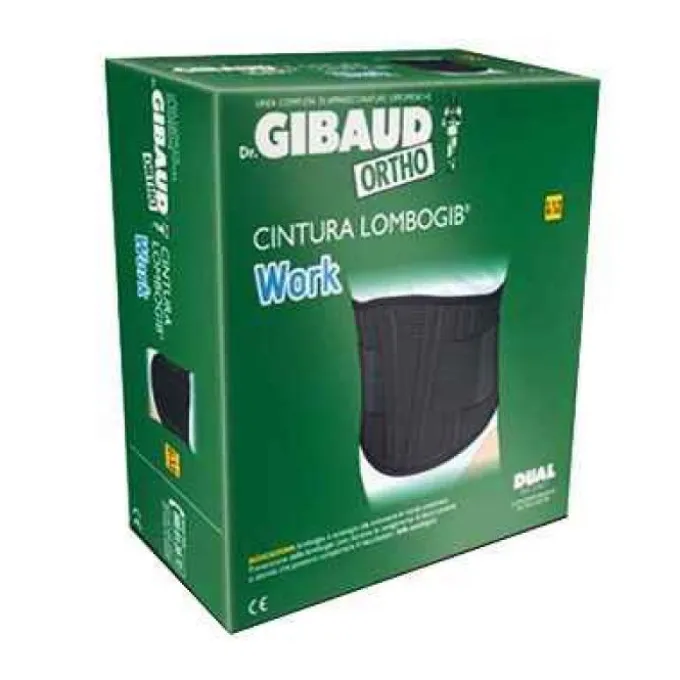Dual Sanitaly Dr. Gibaud Ortho Cintura Lombogib Work Per Lombalgia E Sciatalgia Taglia 1