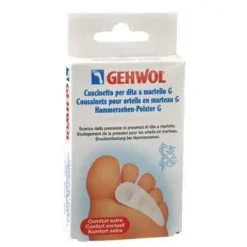 Dual Sanitaly Gehwol Cuscinetto Gel Dita A Martello Destro Cuscinetti