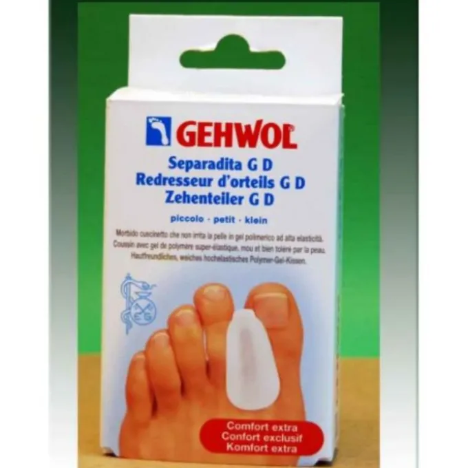 Dual Sanitaly Gehwol Cuscinetto Separadita Alluce 3 Pezzi Taglia L Dolore Piede