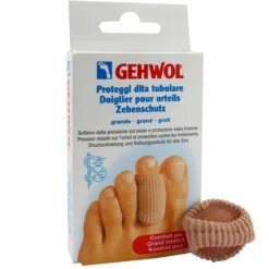 Dual Sanitaly Gehwol Proteggi Dita Tubolare 2 Pezzi Taglia S Cuscinetti