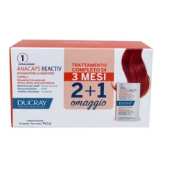 Ducray Anacaps Reactiv Trio 3 Pezzi Da 30 Capsule Integratori Anticaduta