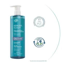 Ducray Keracnyl Gel Detergente Per Pelle Grassa E Acneica 400 Ml Trattamenti Acne