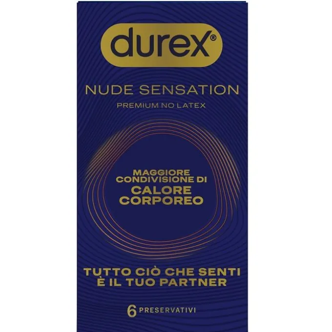 DUREX NUDE SENSATION PRESERVATIVI SOTTILI 6 PEZZI - DISPOSITIVO MEDICO CLASSE IIB
