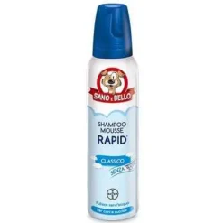 Elanco Bayer Sano E Bello Shampoo Schiuma Secca Rapid Classic Cani 300 Ml