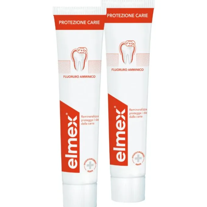 Elmex Protezione Carie Dentifricio 2X75 Ml Normali