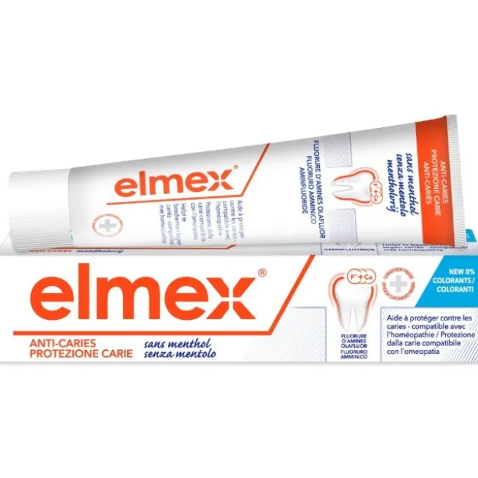 Elmex Senza Mentolo Dentifricio Anti-Placca 75 Ml