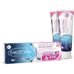 EMOFORM GENGIVE SANE DENTIFRICIO CON SALI DI SODIO, ESETIDINA E SALI DI FLUORO 2 TUBETTI DA 100 ML