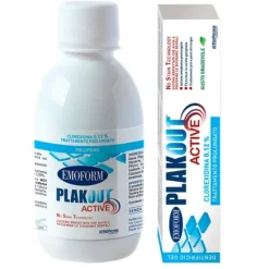 EMOFORM PLAK OUT ACTIVE CLOREXIDINA 0,12% COLLUTORIO E DENTIFRICIO - DISPOSITIVO MEDICO CLASSE I