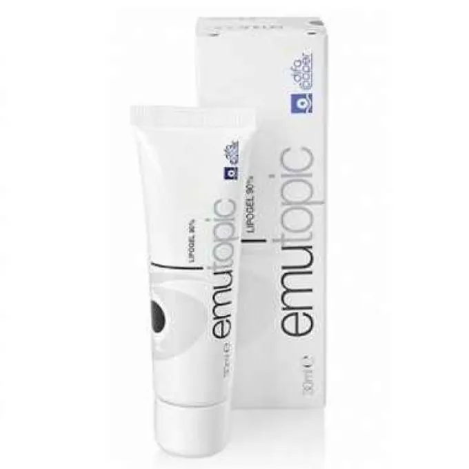 Emutopic Lipogel 90% Nutriente Corpo 30 Ml