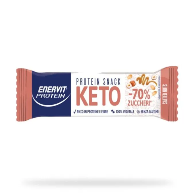 Enervit Protein Snack Keto Barretta Proteica Salted Nuts 35 Gr