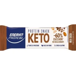 Enervit Protein Snack Keto Milk Cocoa 35G - Integratore Alimentare Alimenti Iperproteici