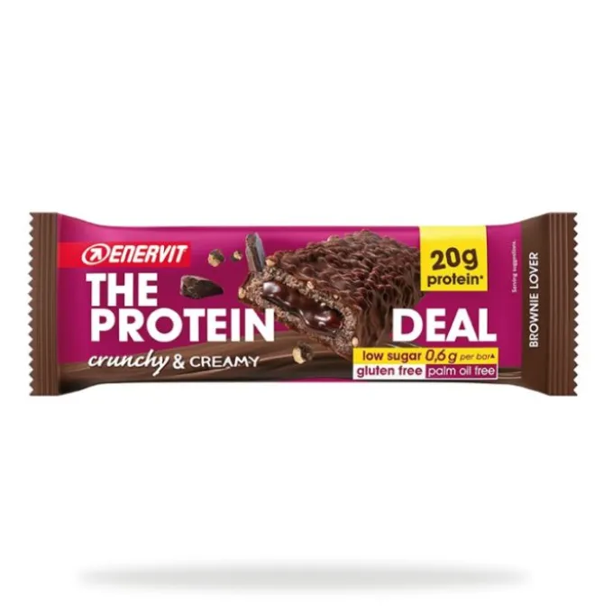 Enervit The Protein Deal Barretta Proteica Gusto Brownie Lover 55 Gr